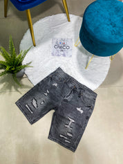 PANTALONCINI Y1805 BLACK RIPPED
