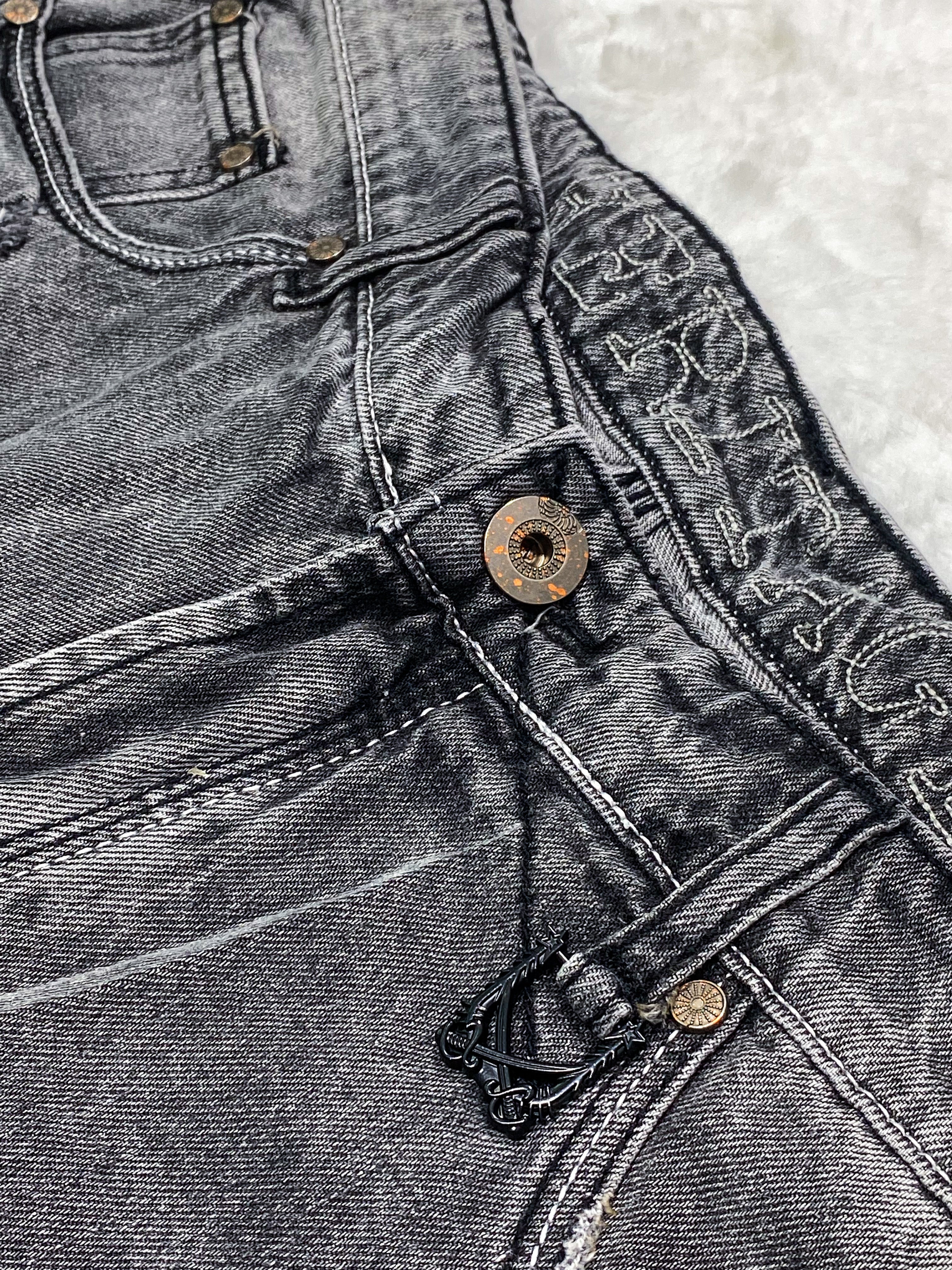 PANTALONCINI Y1805 BLACK RIPPED
