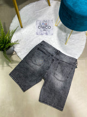 PANTALONCINI Y1805 BLACK RIPPED