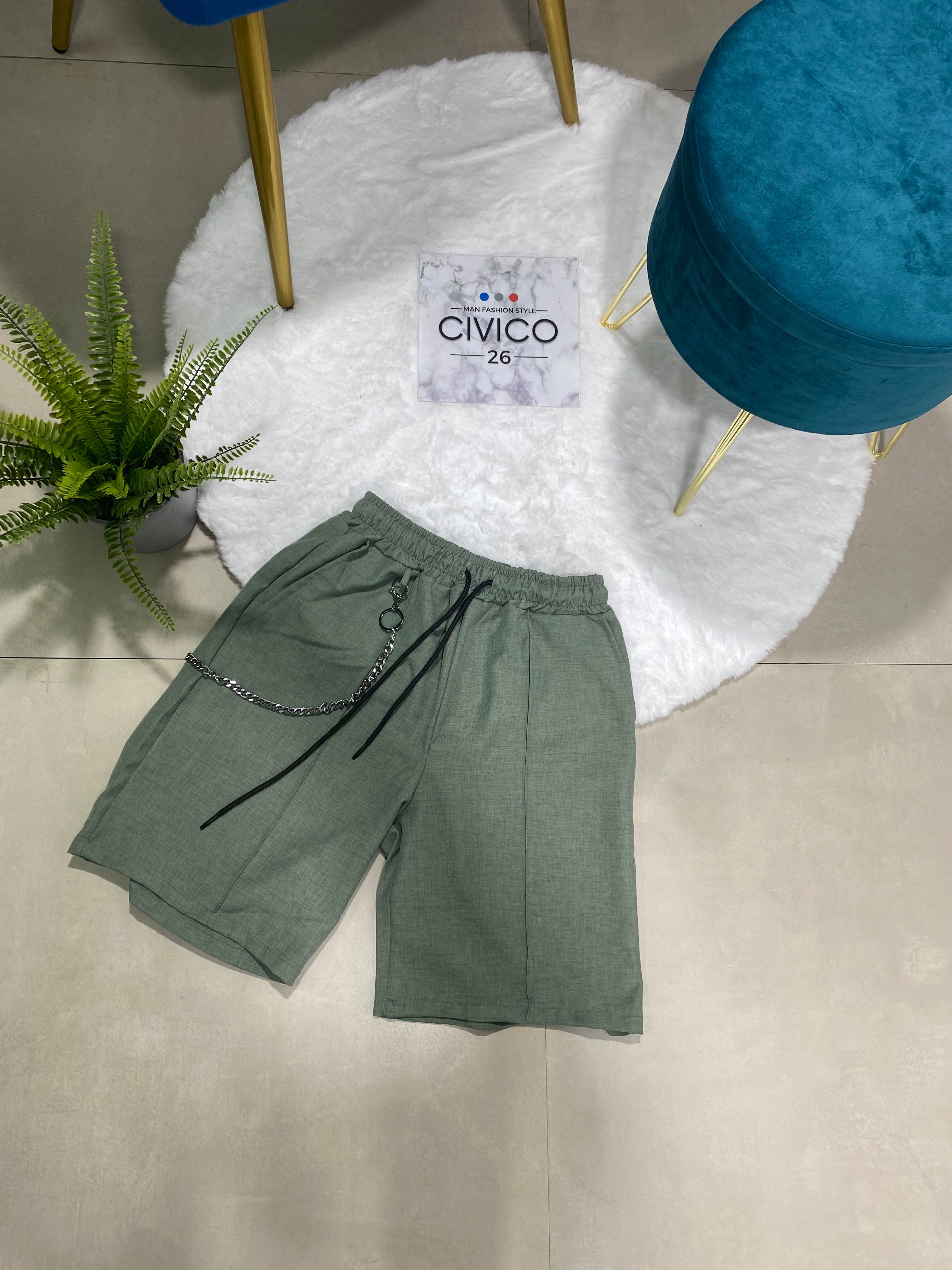 PANTALONCINI GS81 - col.VERDE