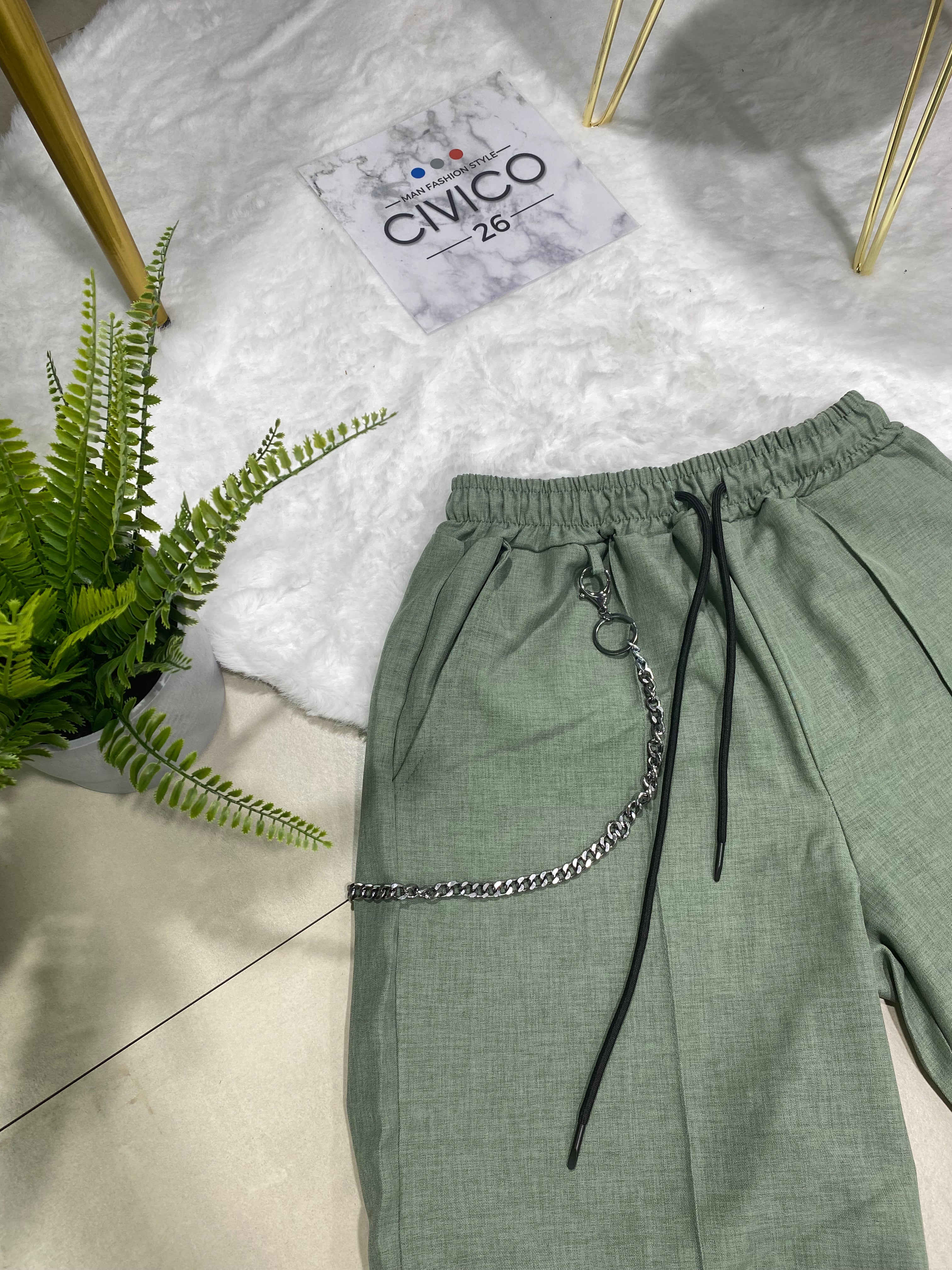 PANTALONCINI GS81 - col.VERDE
