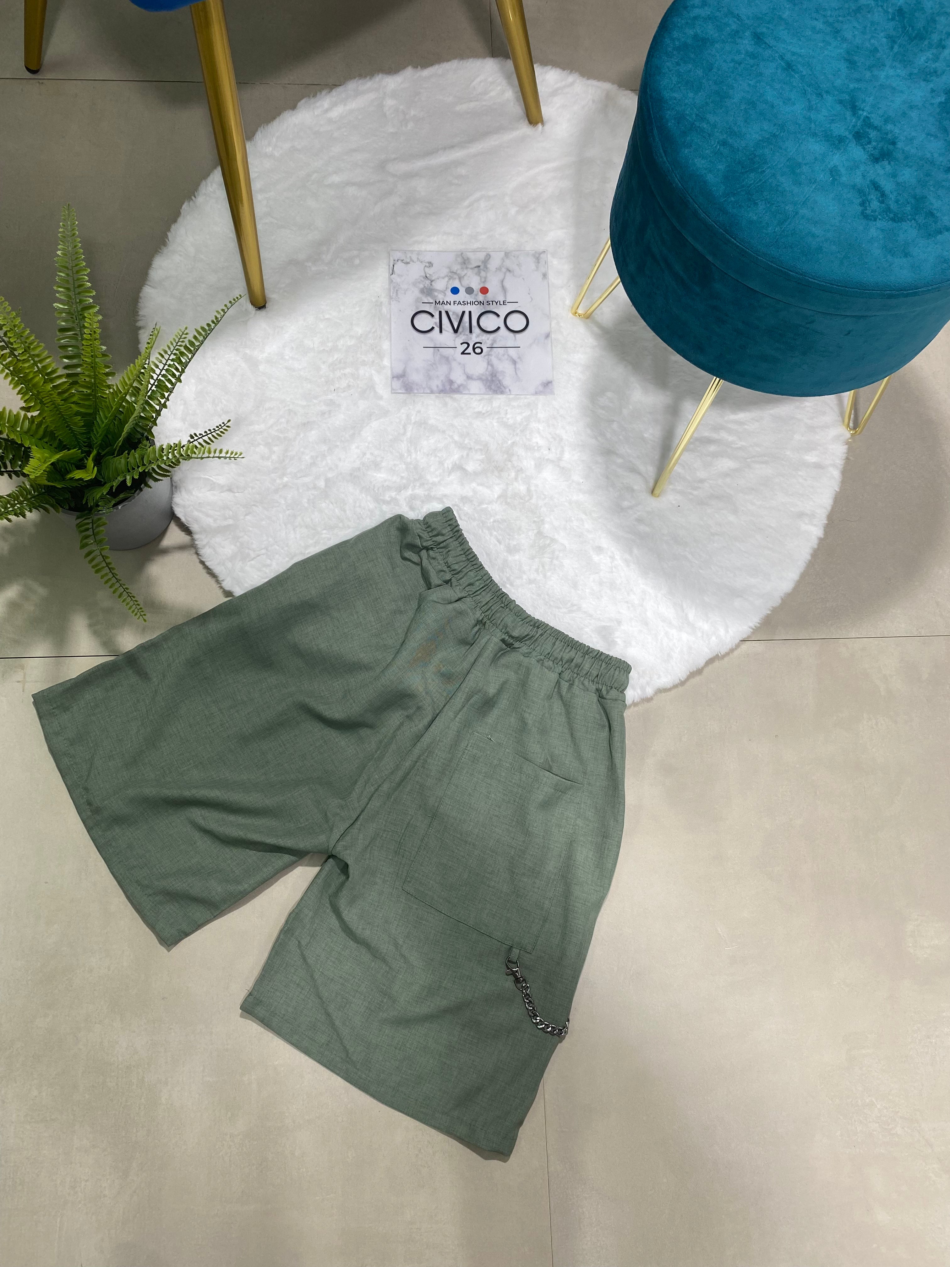 PANTALONCINI GS81 - col.VERDE