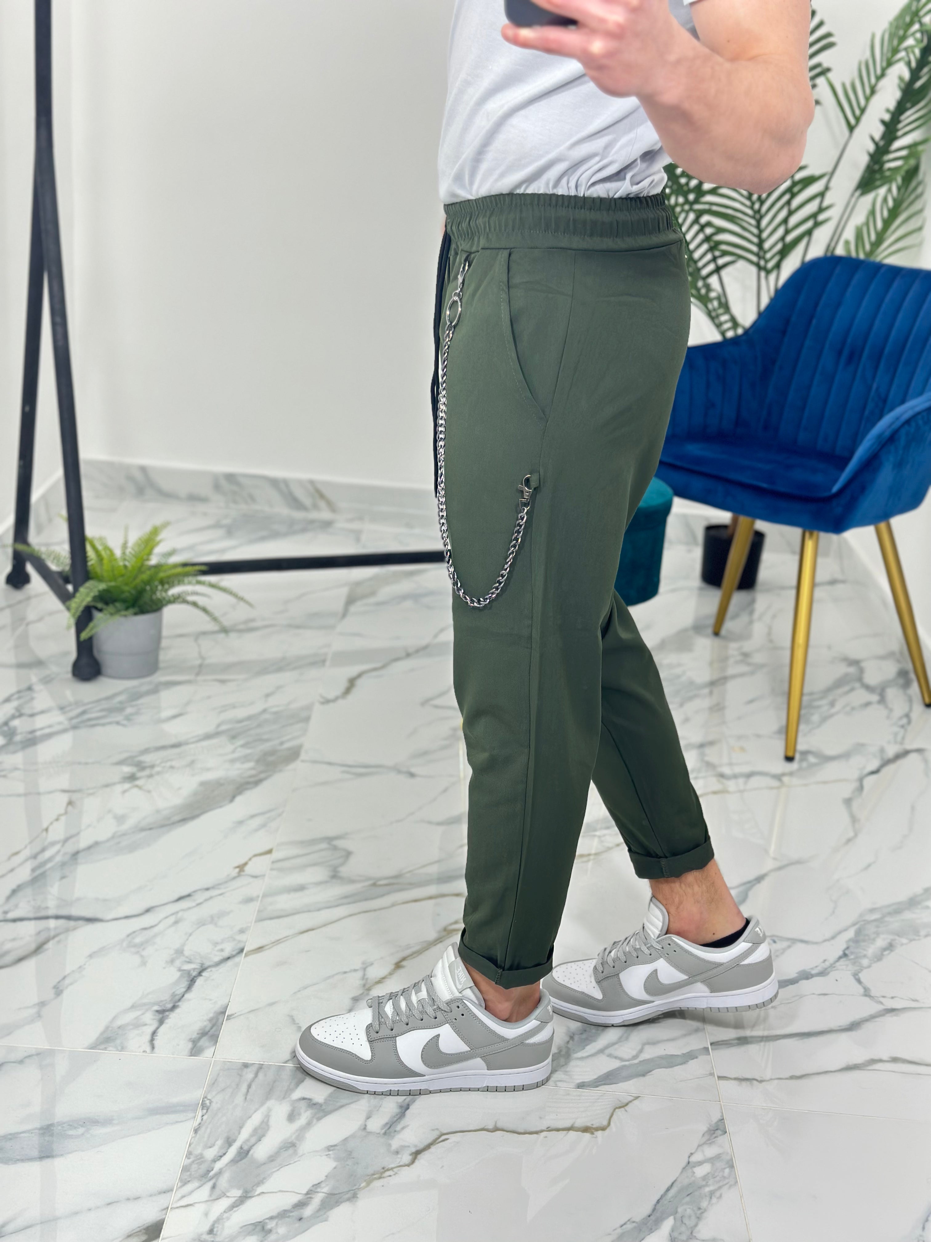 PANTALONI TOKYO GL50 col.VERDE MILITARE