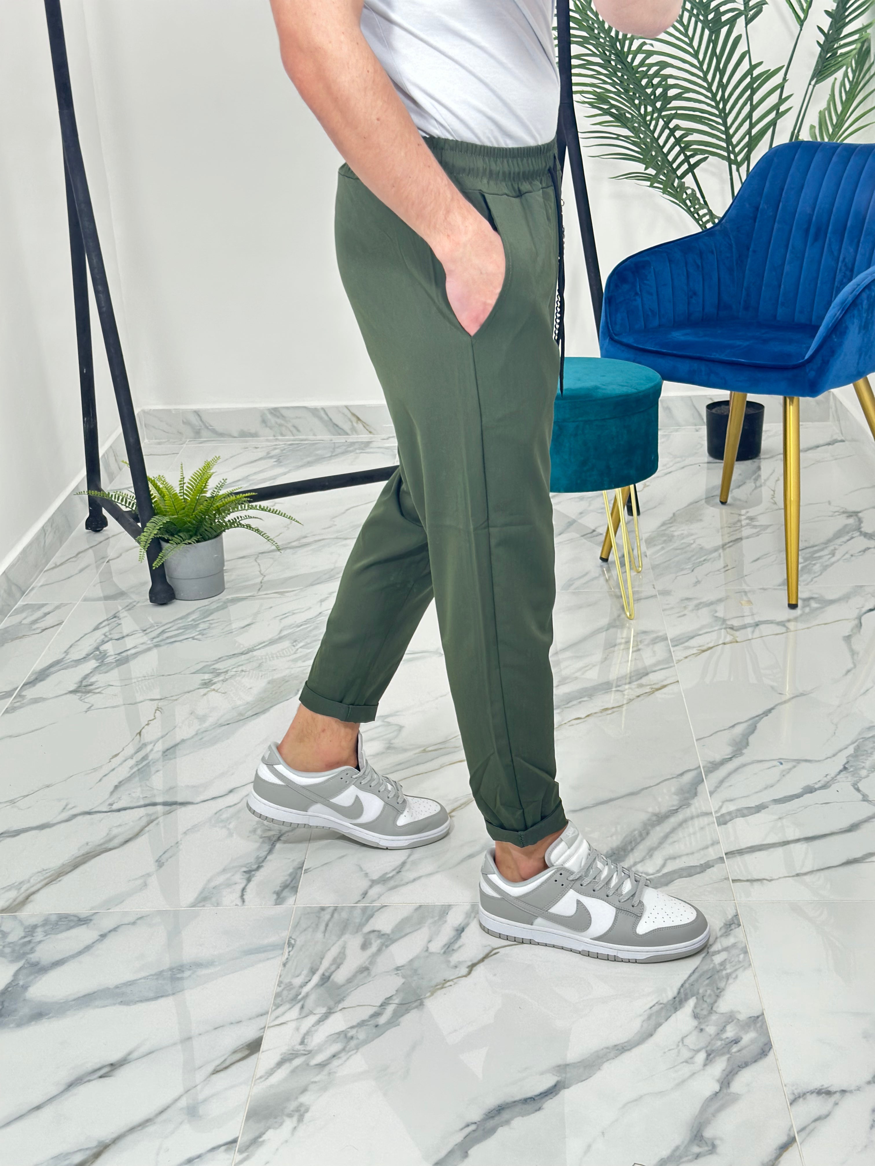PANTALONI TOKYO GL50 col.VERDE MILITARE
