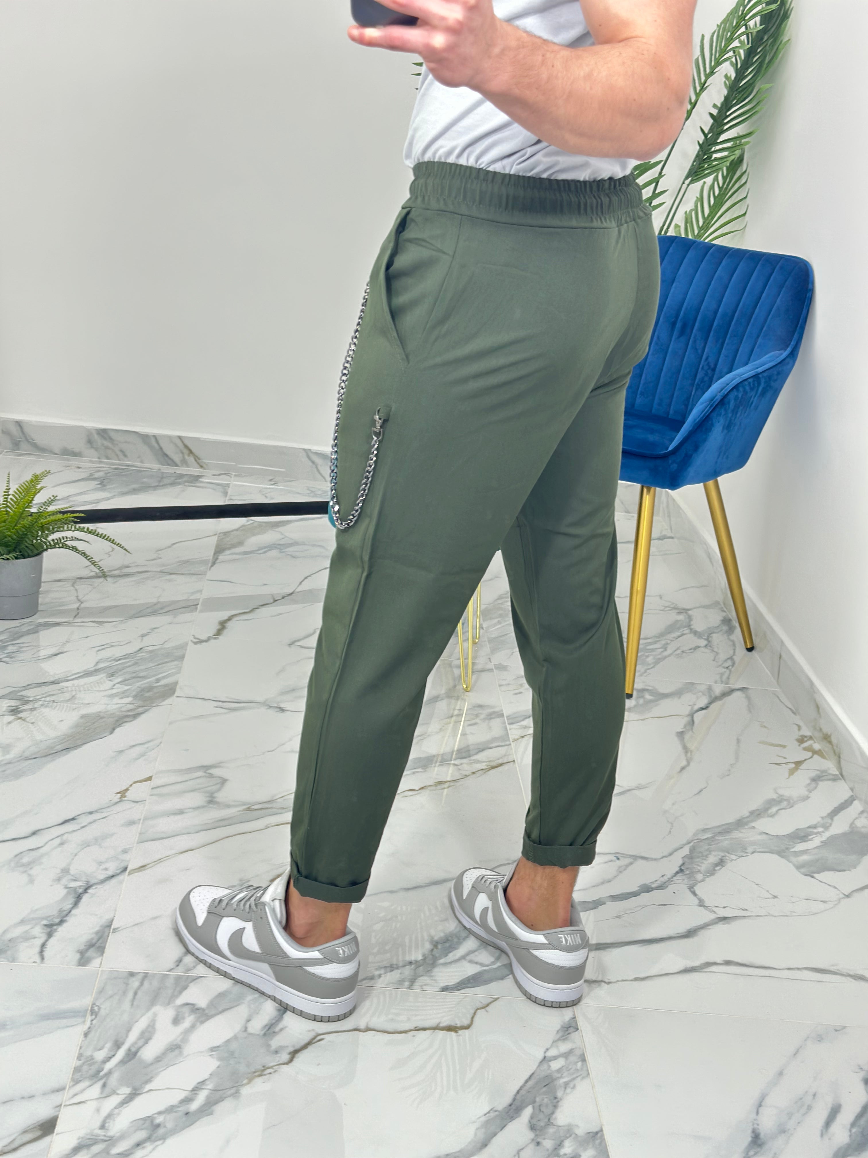 PANTALONI TOKYO GL50 col.VERDE MILITARE