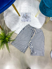 PANTALONCINI A STRISCE Z40 col.BLU