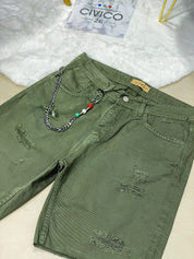 PANTALONCINI - FIRENZE col.VERDE MILITARE