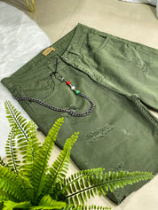 PANTALONCINI - FIRENZE col.VERDE MILITARE