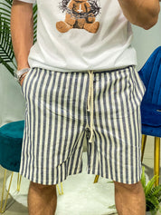 PANTALONCINI A STRISCE Z40 col.BLU