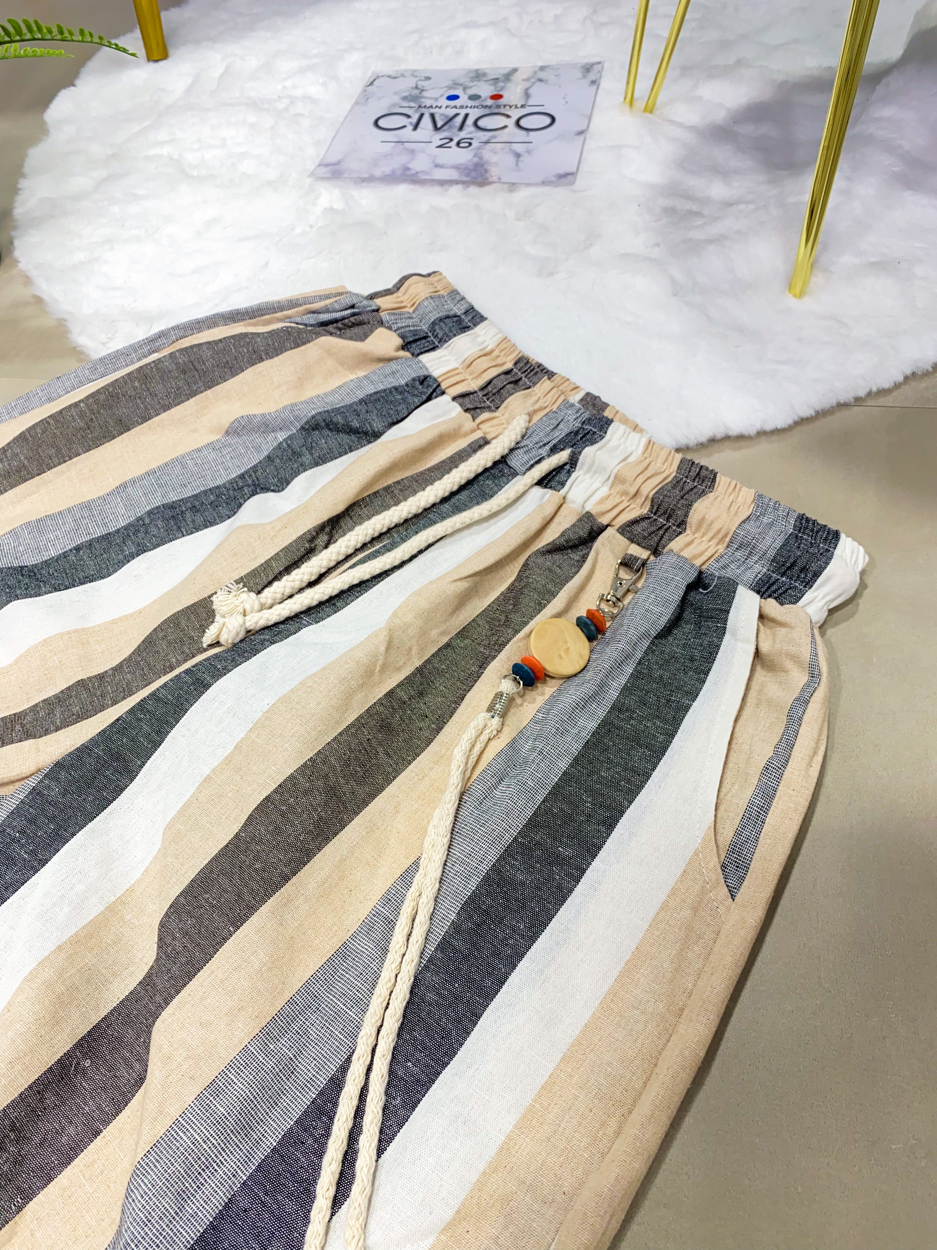 BERMUDA 2126 LINO A STRISCE