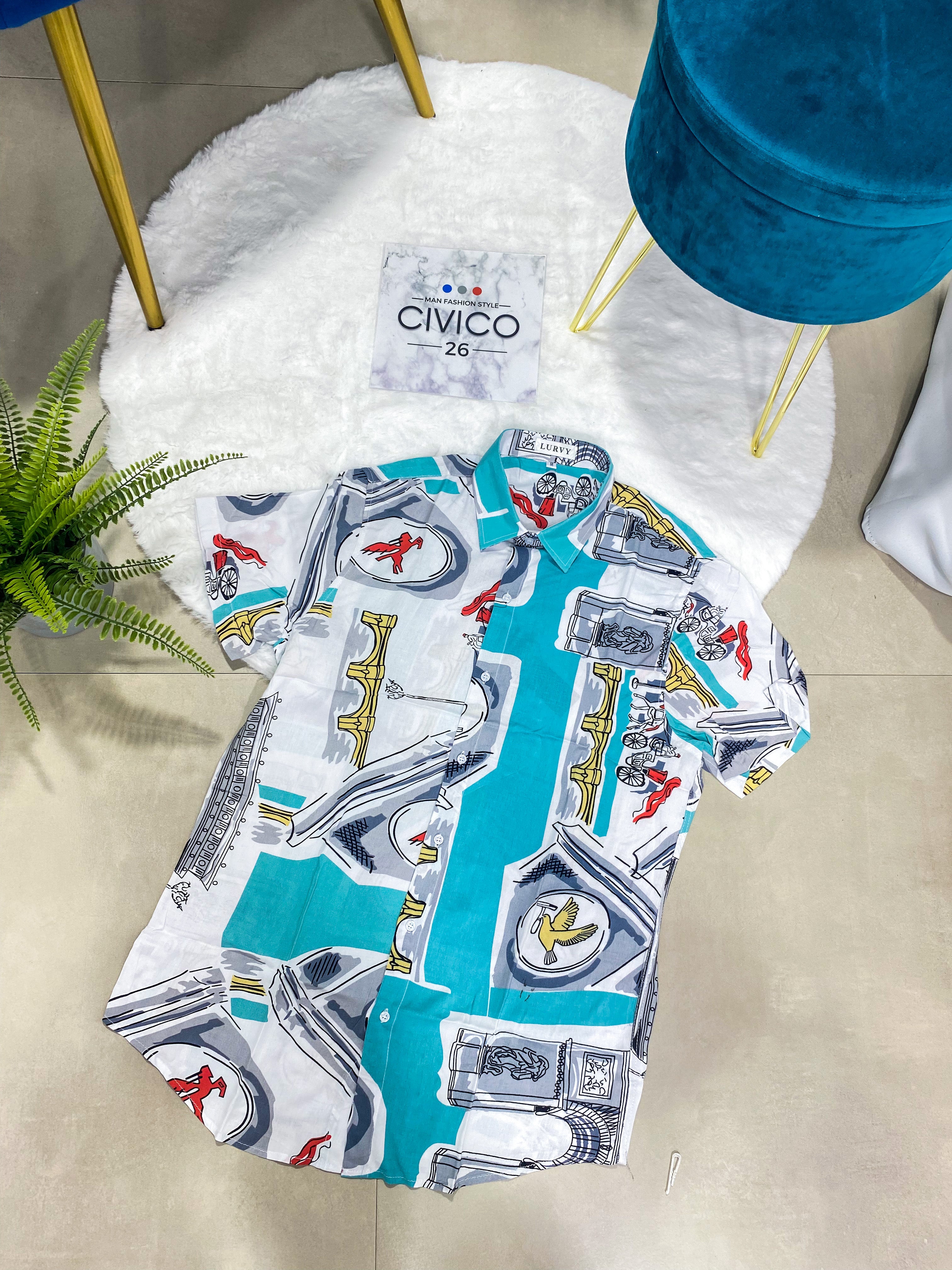 CAMICIA BOKYS IN VISCOSA