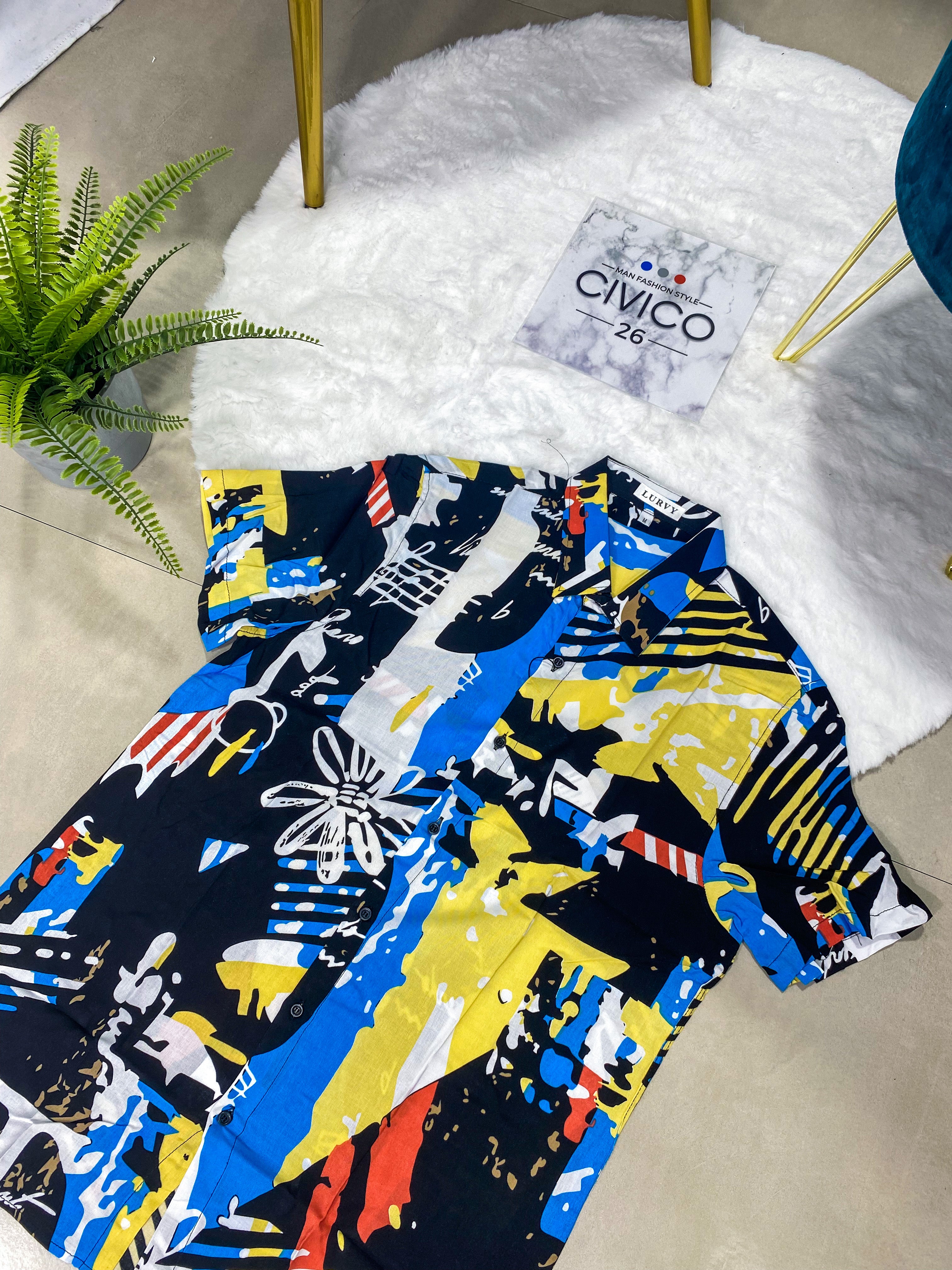 CAMICIA PICASSO IN VISCOSA