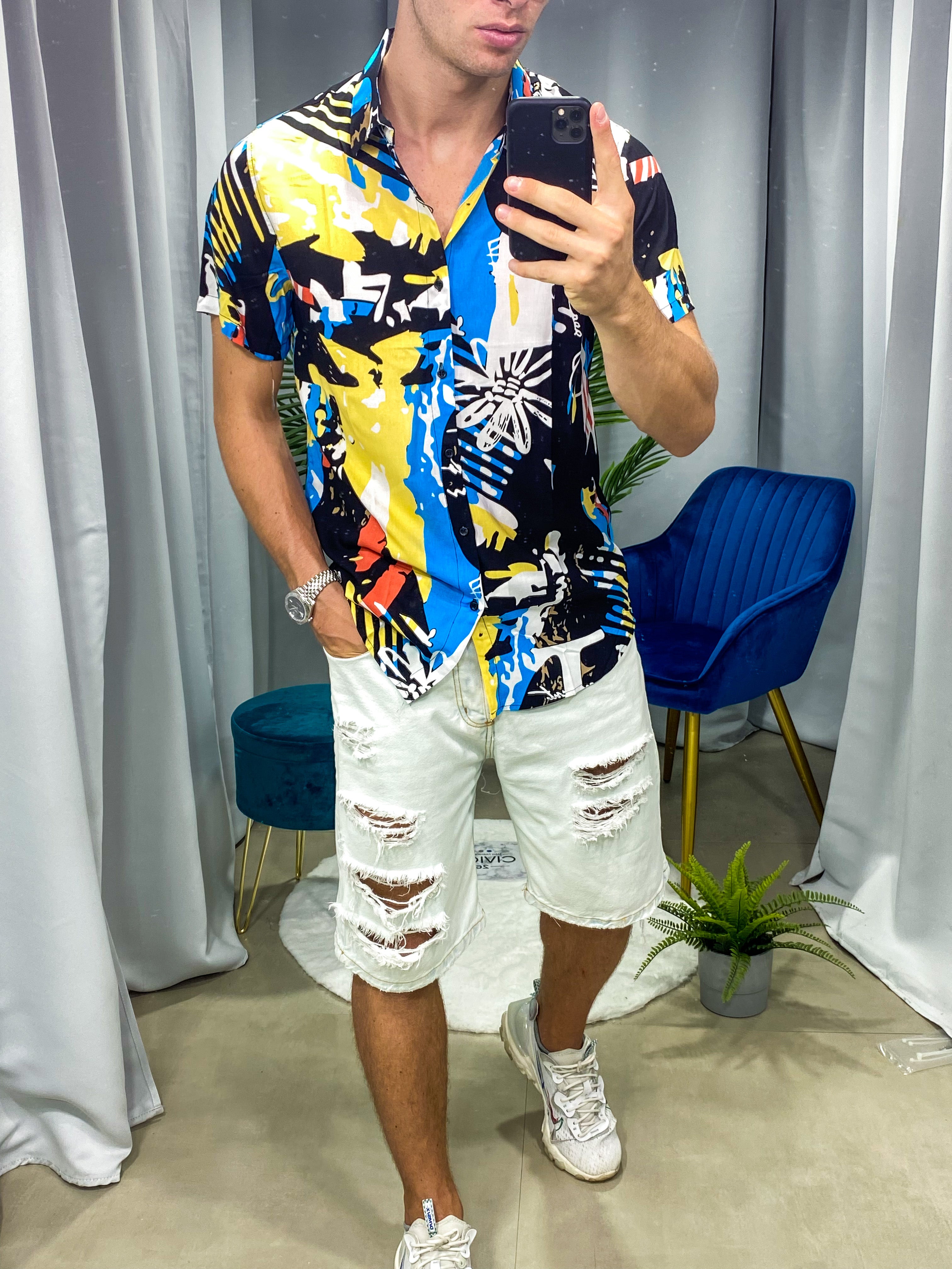 CAMICIA PICASSO IN VISCOSA