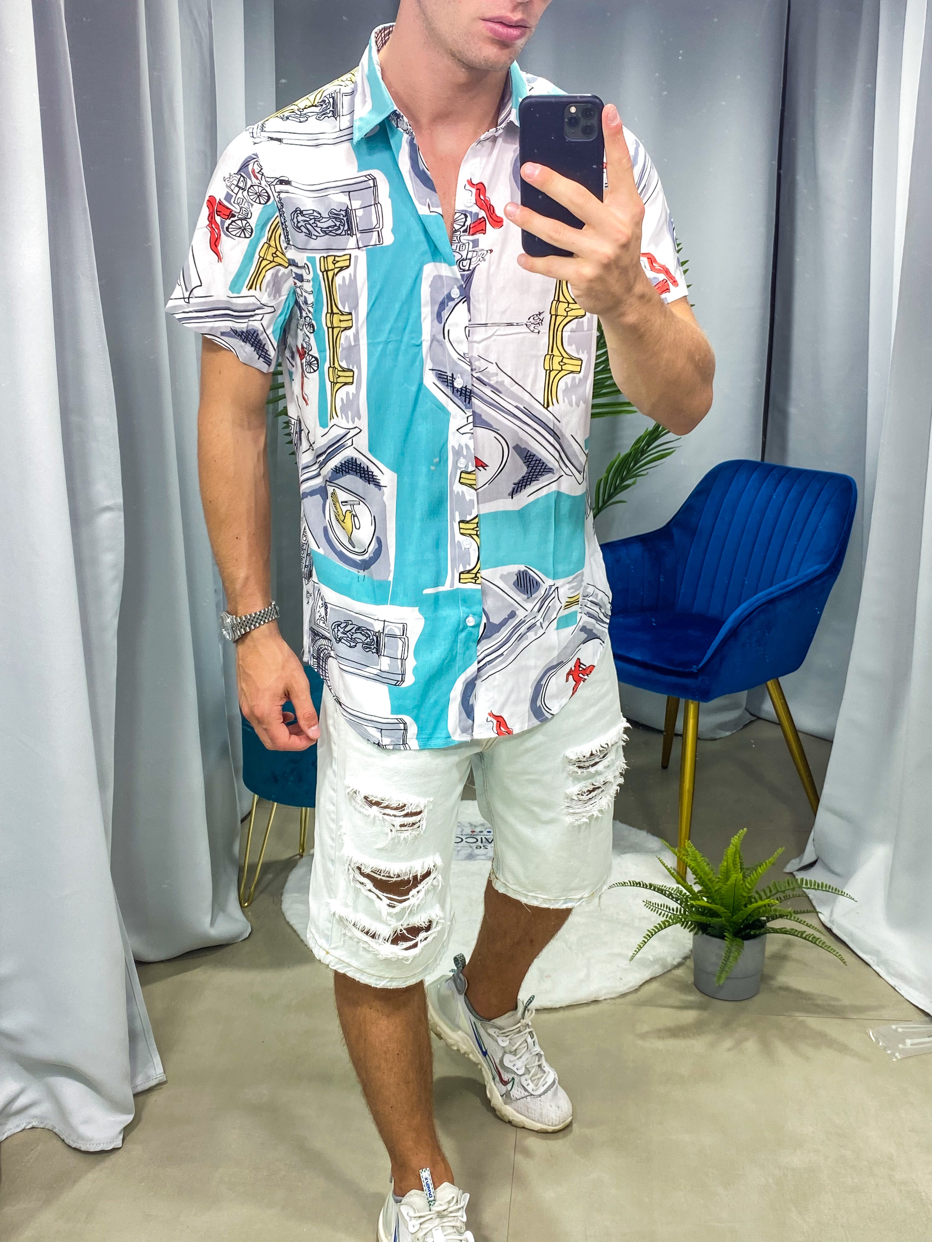CAMICIA BOKYS IN VISCOSA
