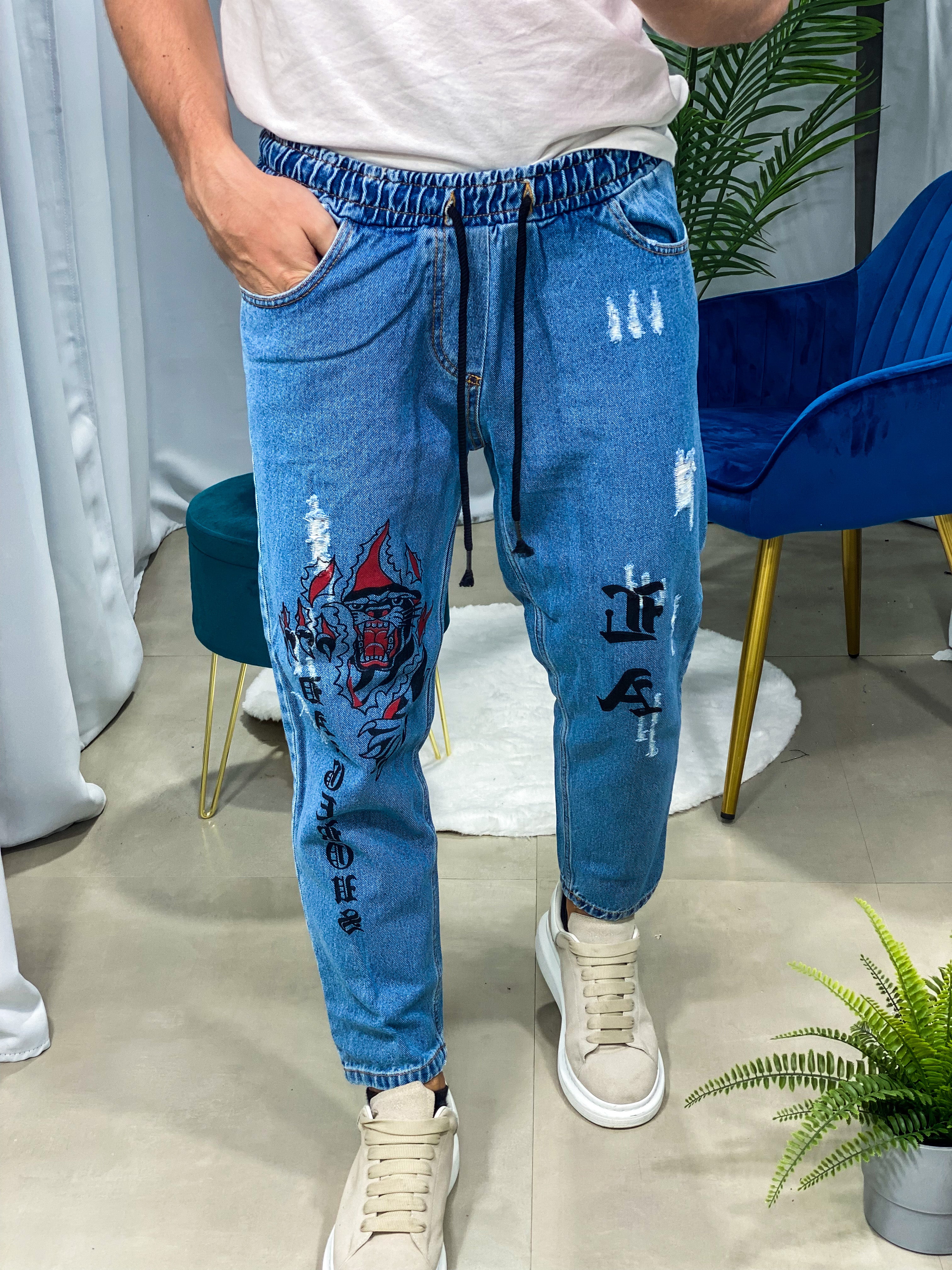 JEANS ELASTICIZZATI - TIGER