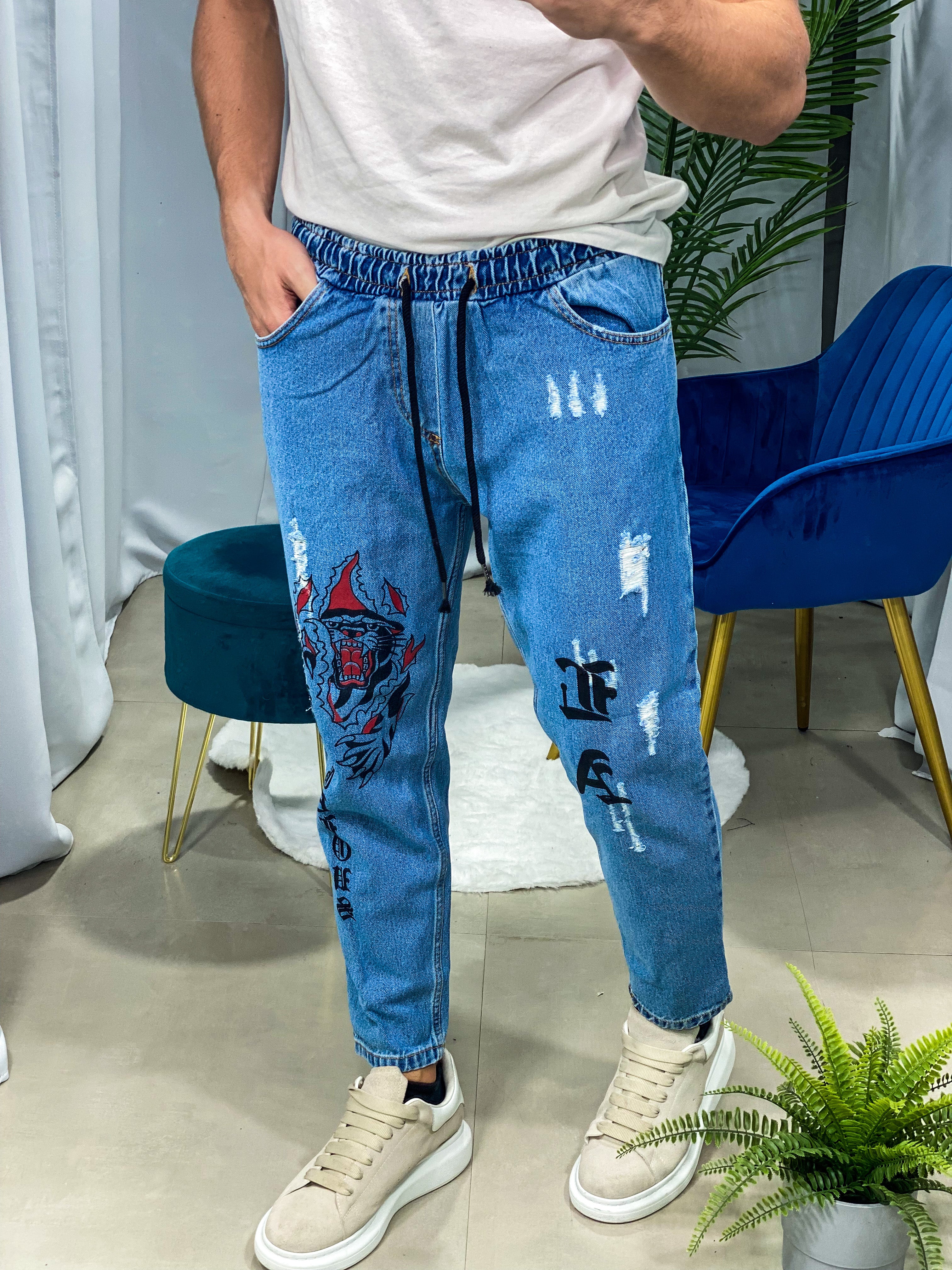 JEANS ELASTICIZZATI - TIGER