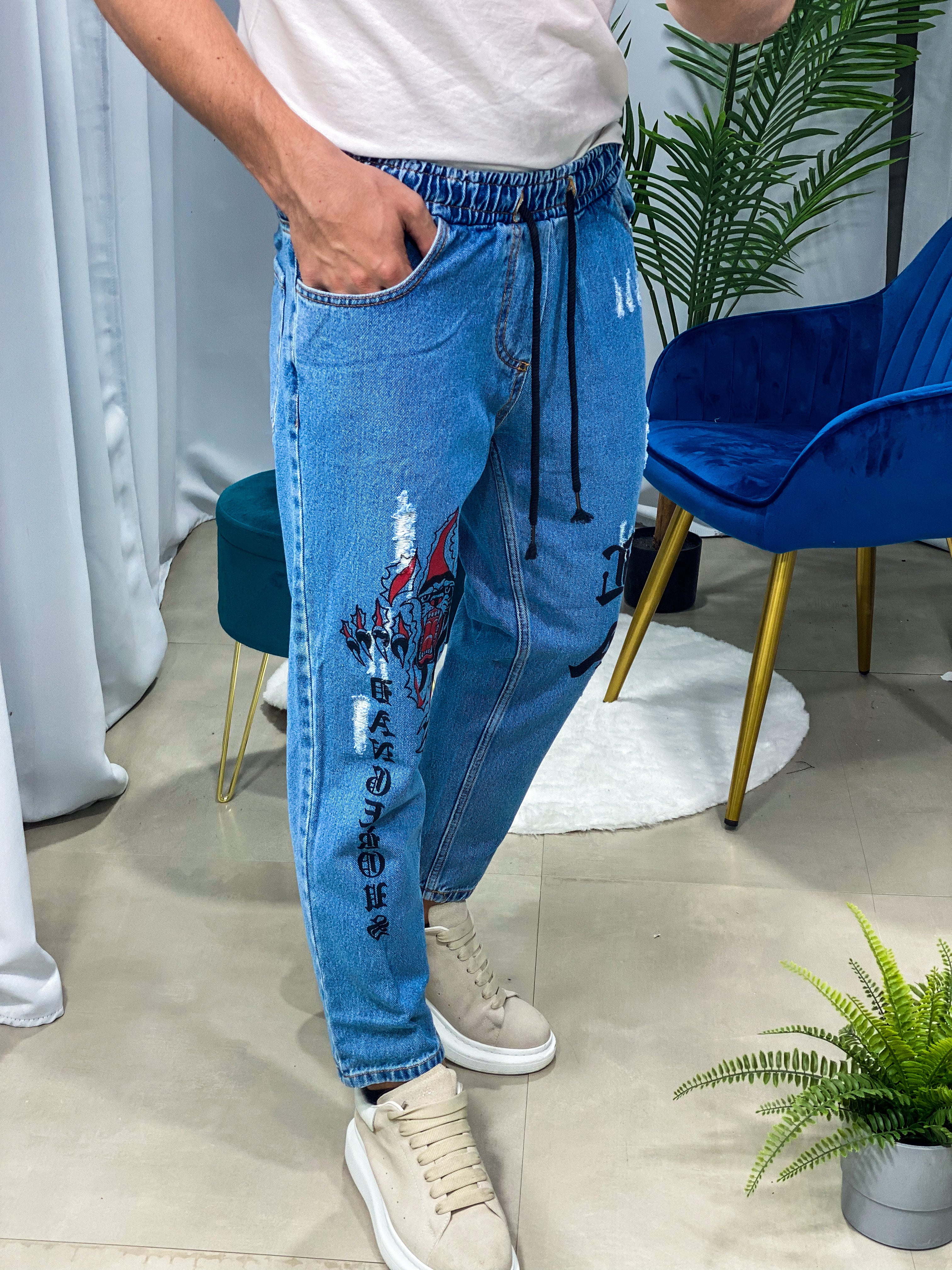 JEANS ELASTICIZZATI - TIGER