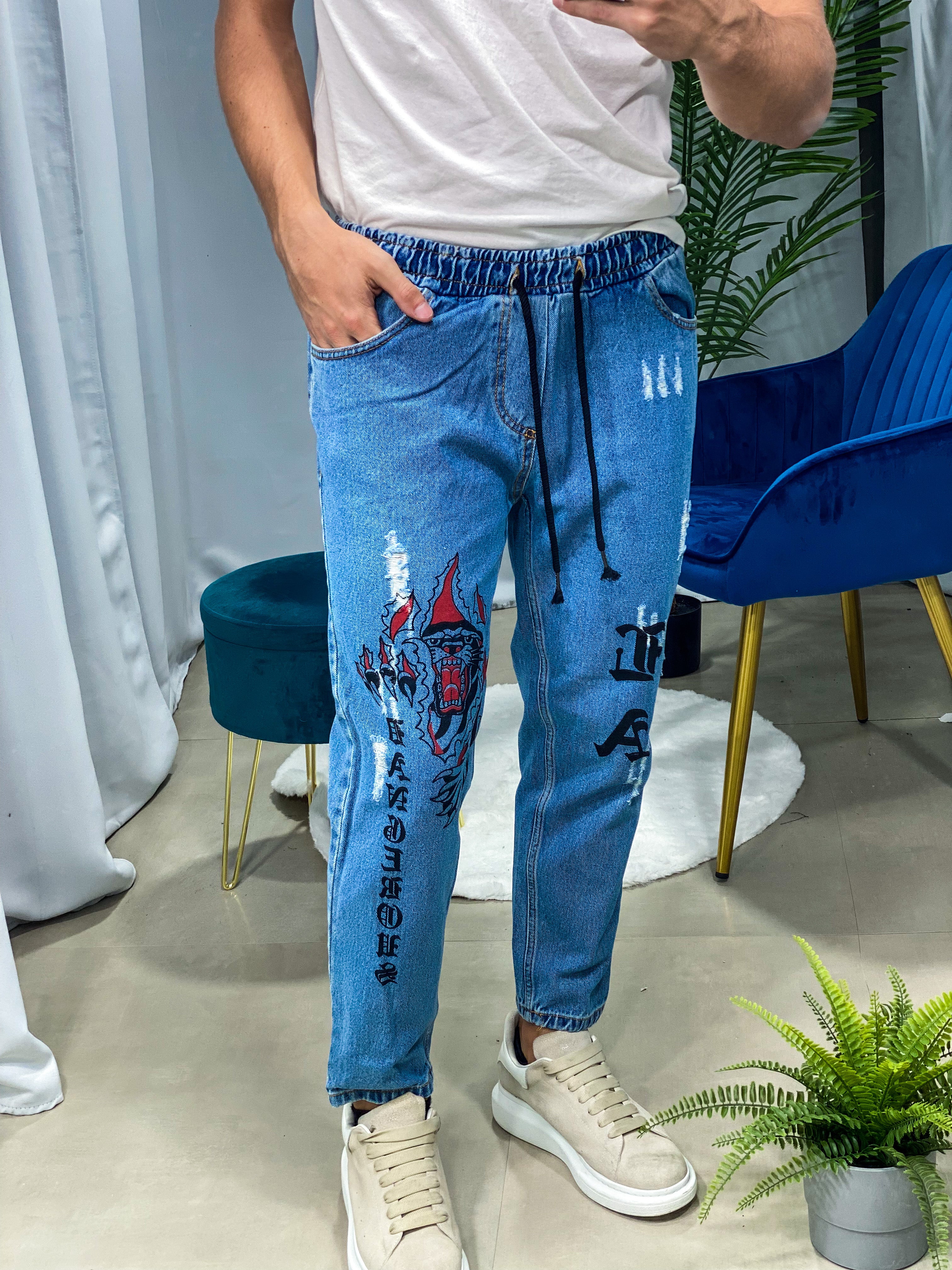 JEANS ELASTICIZZATI - TIGER