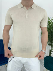 POLO IN FILO COL.BEIGE
