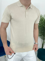 POLO IN FILO COL.BEIGE