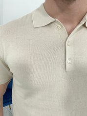 POLO IN FILO COL.BEIGE