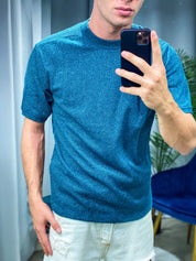 T-SHIRT COL.TURCHESE