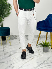 PANTALONI - CAPRI 22PU02 COL.BIANCO