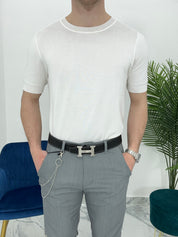 MAGLIA IN FILO COL.BIANCO