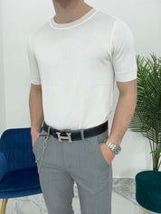 MAGLIA IN FILO COL.BIANCO