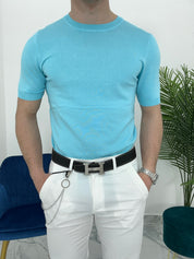 MAGLIA IN FILO COL.TIFFANY