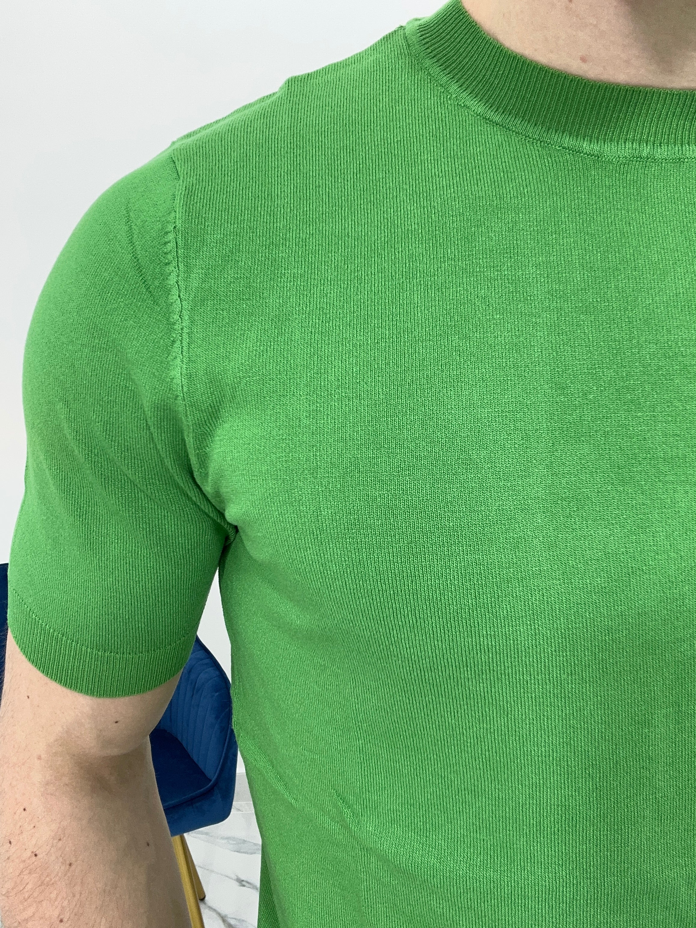 MAGLIA IN FILO COL.VERDE