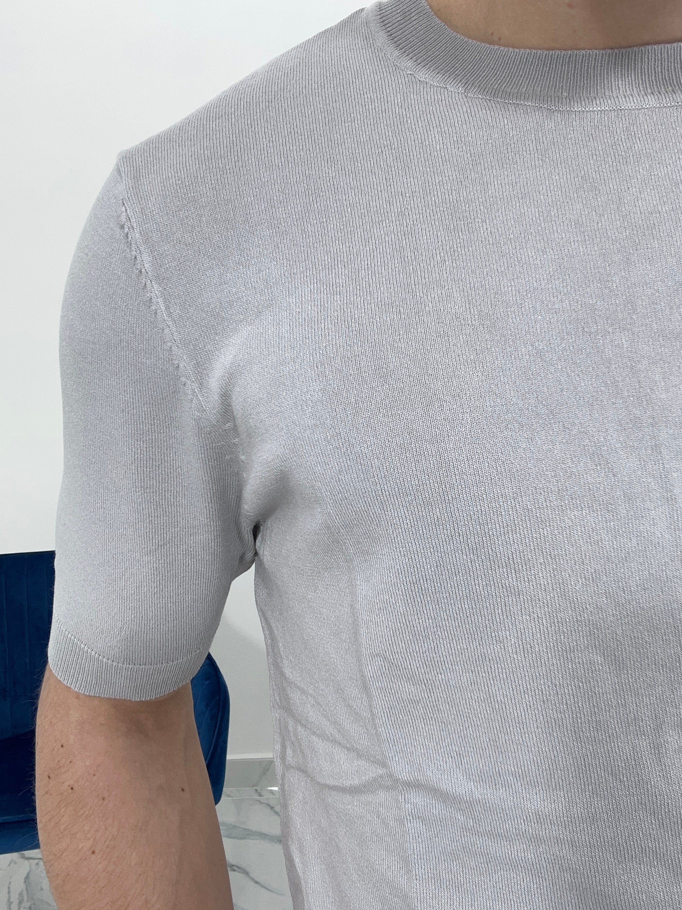 MAGLIA IN FILO COL.GRIGIO