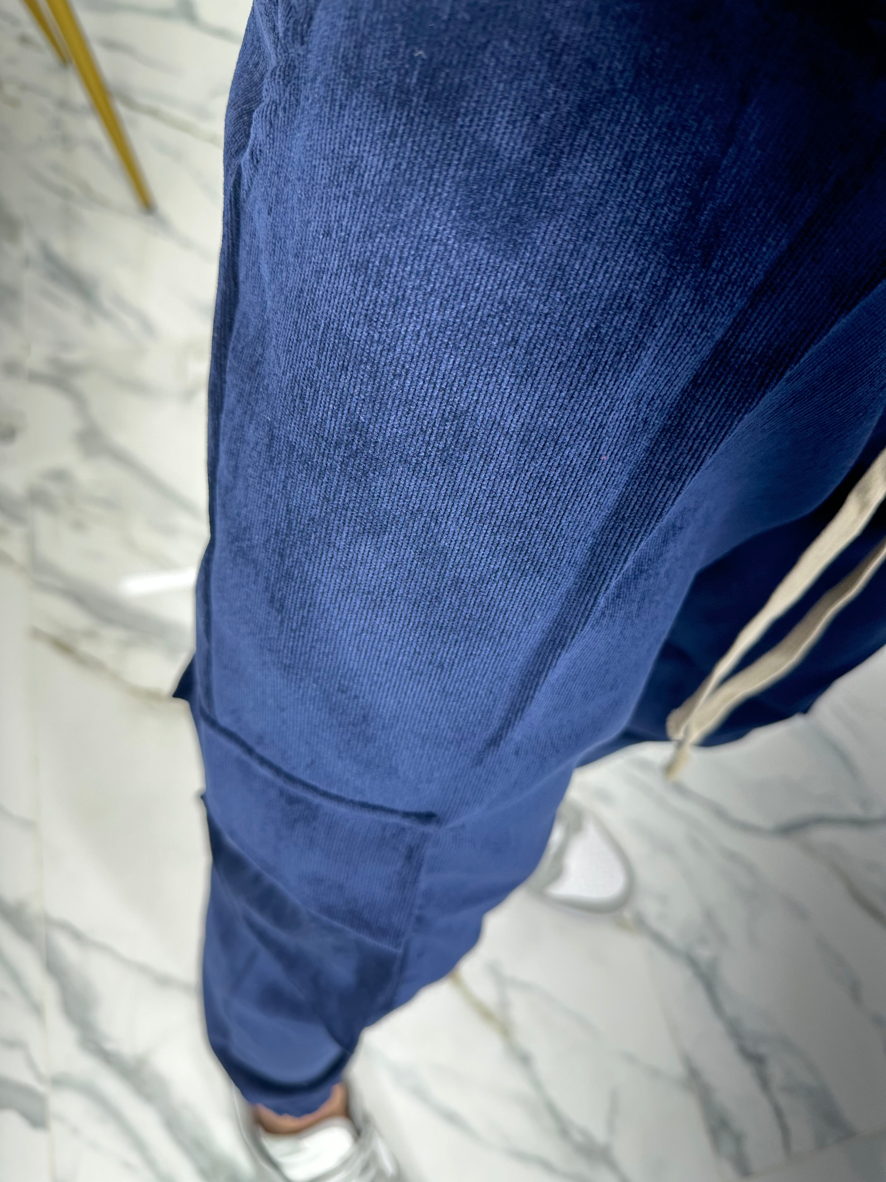 PANTALONE CARGO MILLERIGHE col.BLU