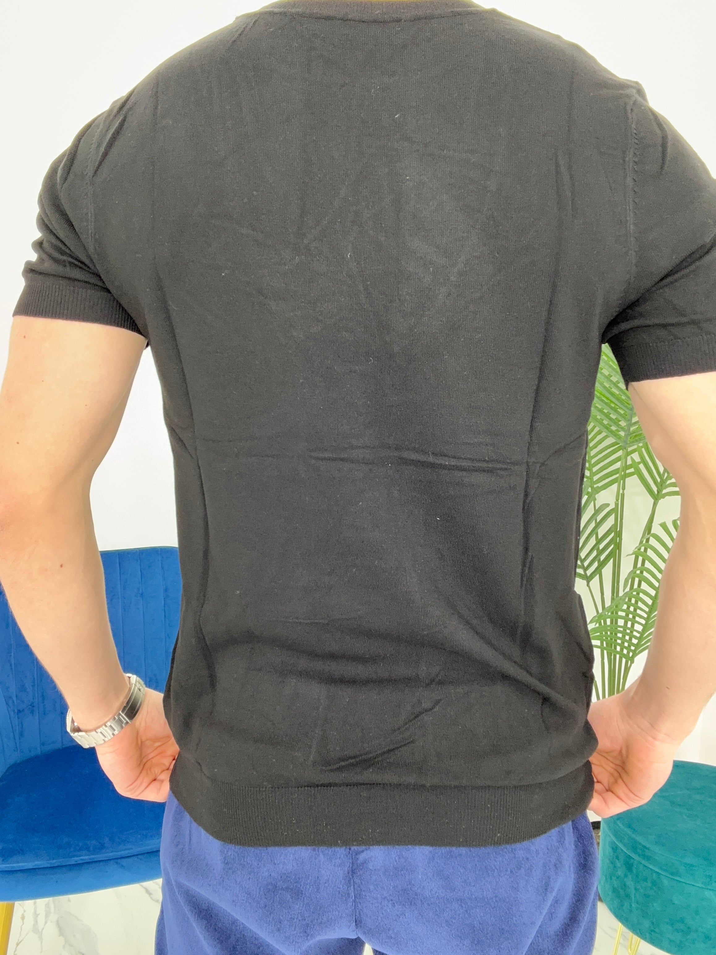 MAGLIA IN FILO COL.NERO