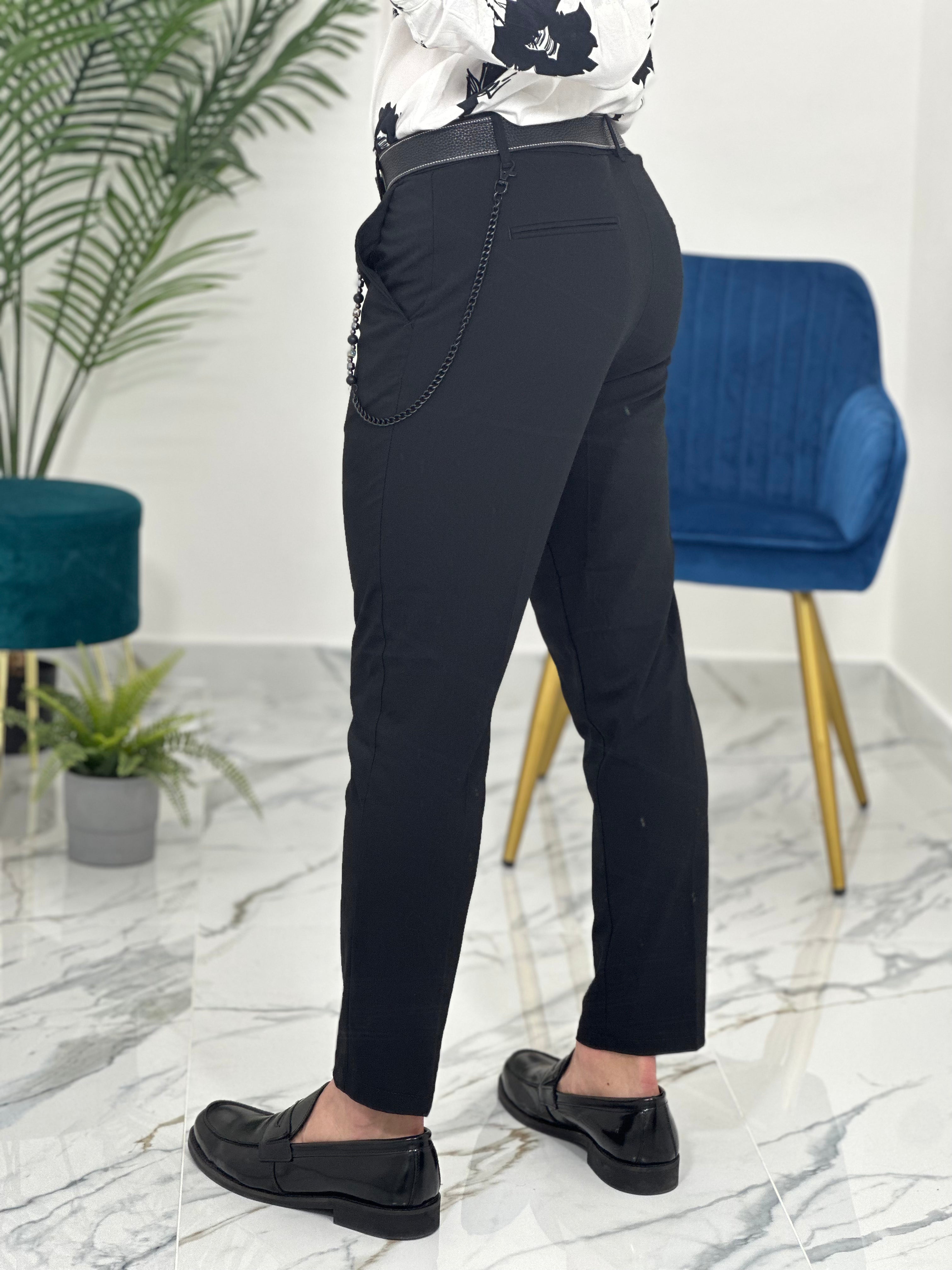 PANTALONI 22PU01 COL.NERO