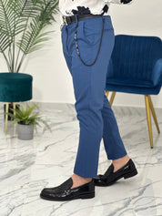 PANTALONI 22PU01 COL.BLU