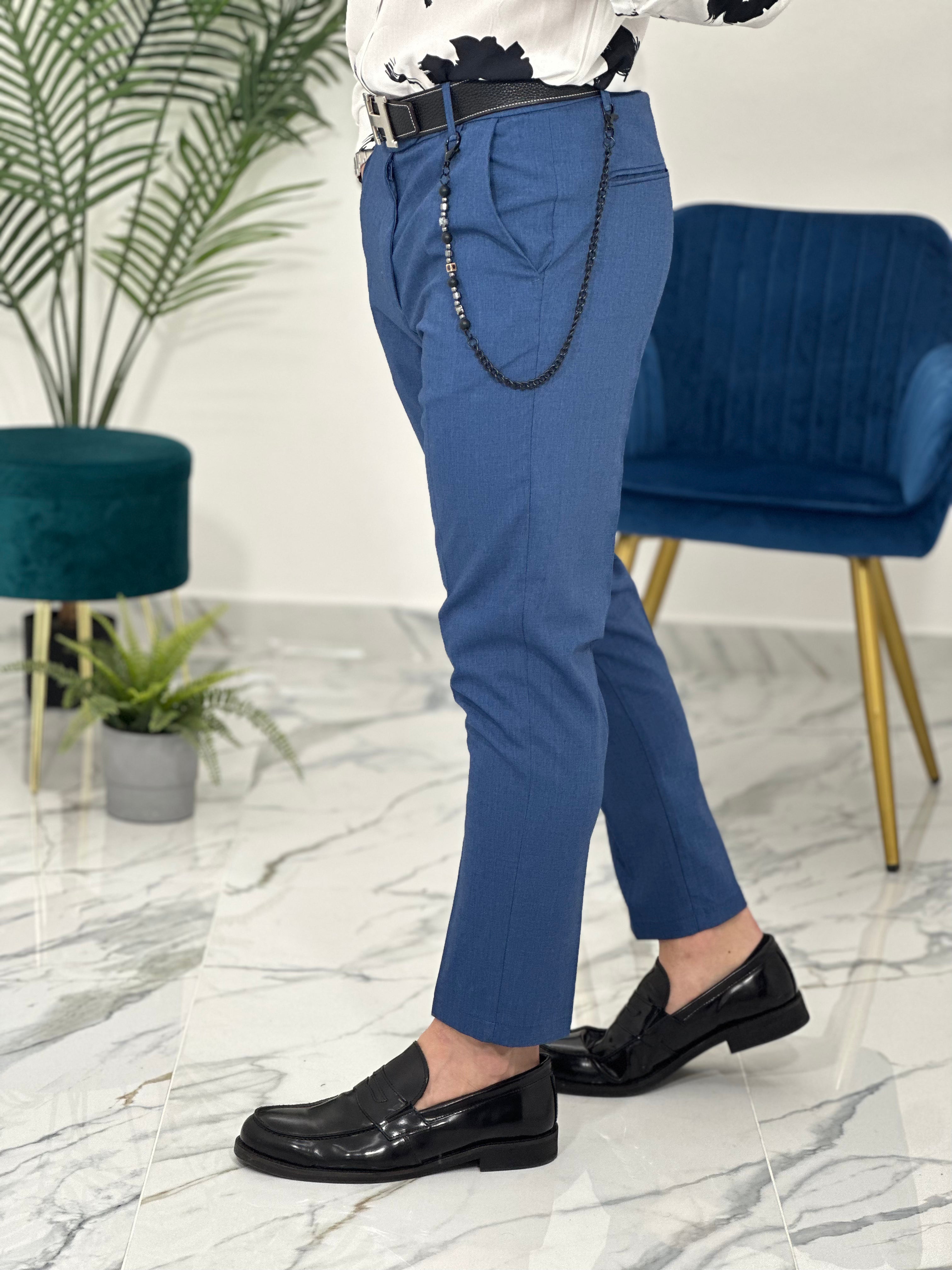 PANTALONI 22PU01 COL.BLU
