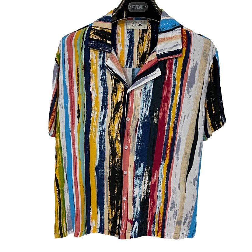 CAMICIA PAINT IN VISCOSA