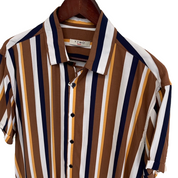 CAMICIA A STRISCE IN VISCOSA 013